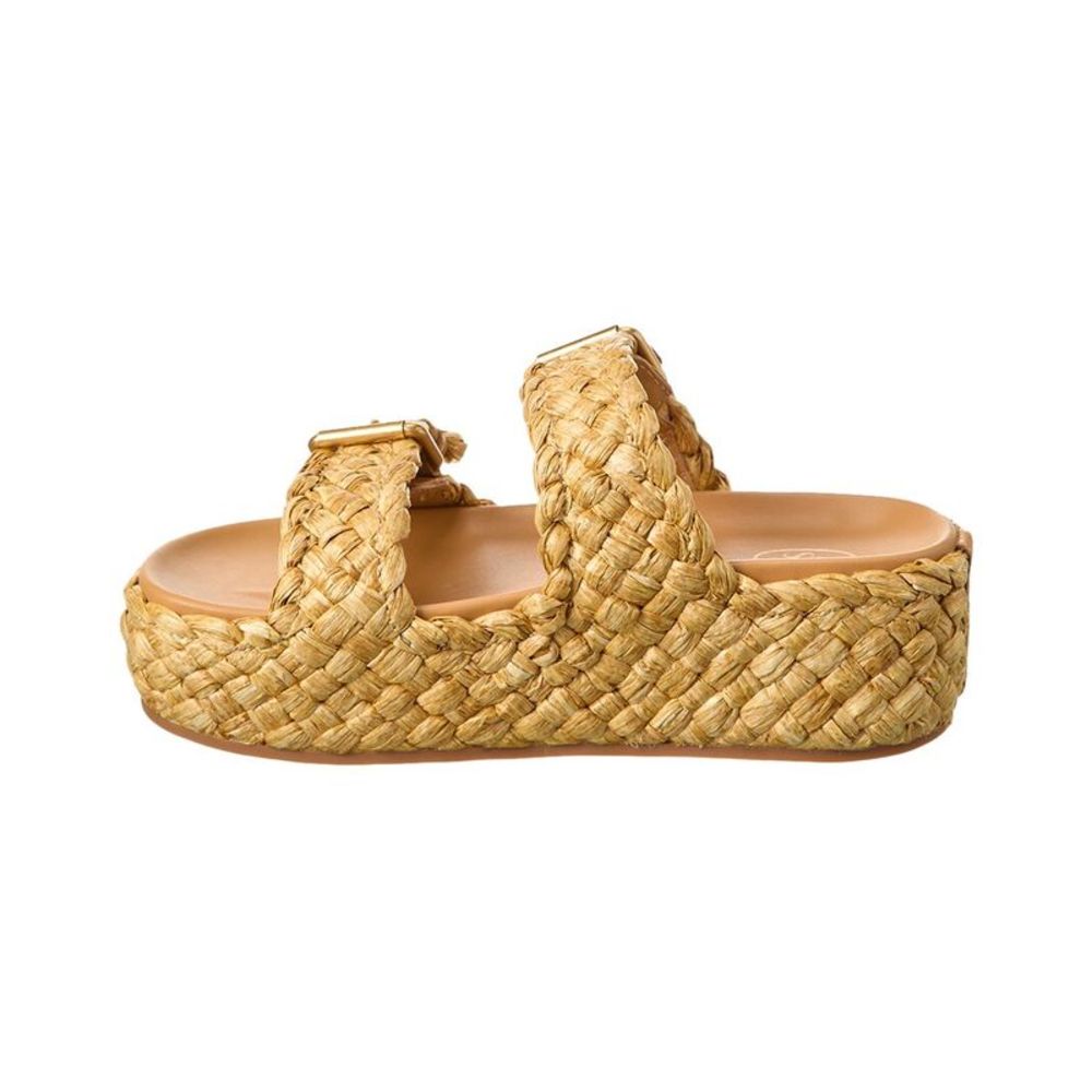 Ash Ziggy Straw Platform Sandal - Picture 2 of 5
